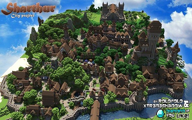 medieval village minecraft map download