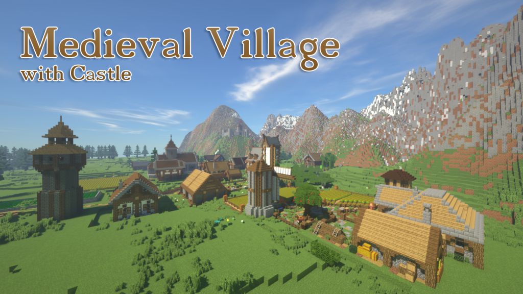 medieval village minecraft map download